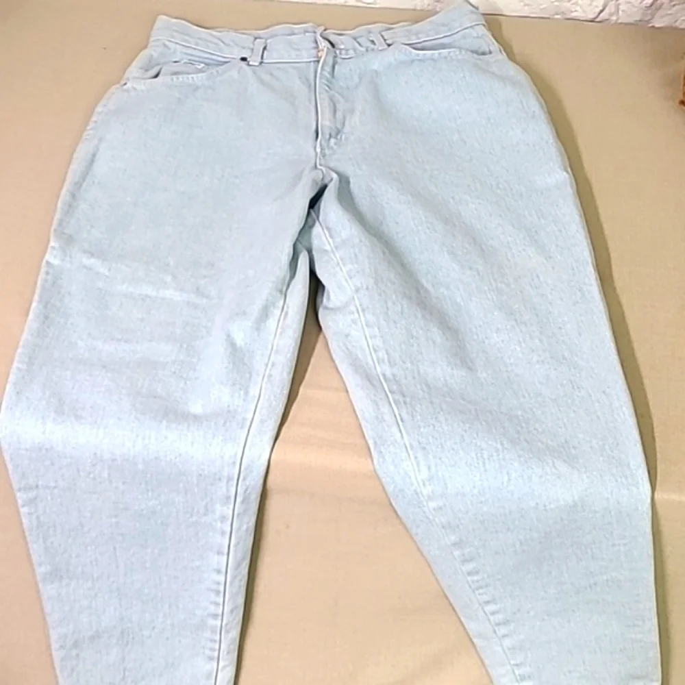 Vintage  80s High Waisted Chic Jeans Size 16 - Picture 2 of 7